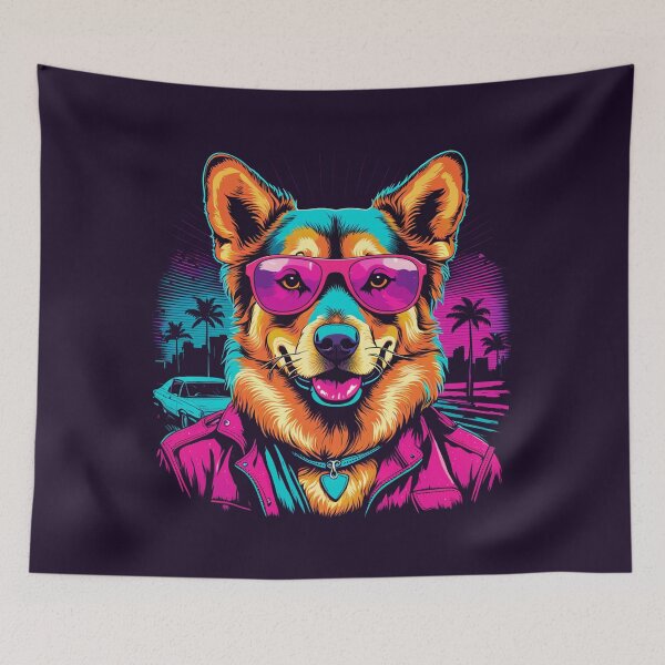 Item preview, Four paws, two eyes, and an incredible sense of style designed and sold by Pulsant  Paintings.