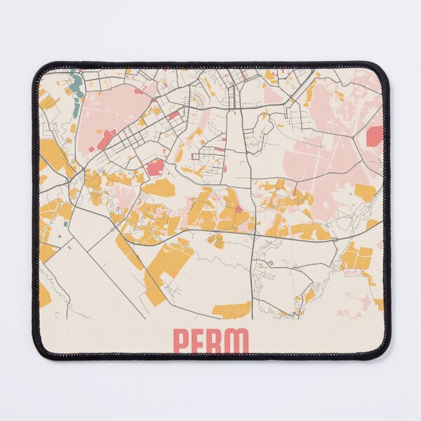Item preview, Perm City Map Chalk Retro City Map Poster designed and sold by Peek-Designs.