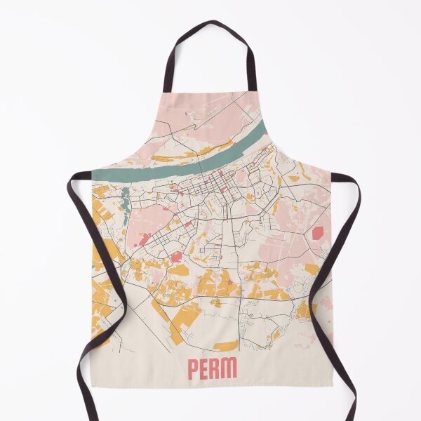 Item preview, Perm City Map Chalk Retro City Map Poster designed and sold by Peek-Designs.