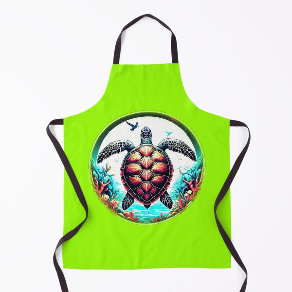 Item preview, REEF SEA TURTLE - #99FF00 designed and sold by Marlon Oseguera.