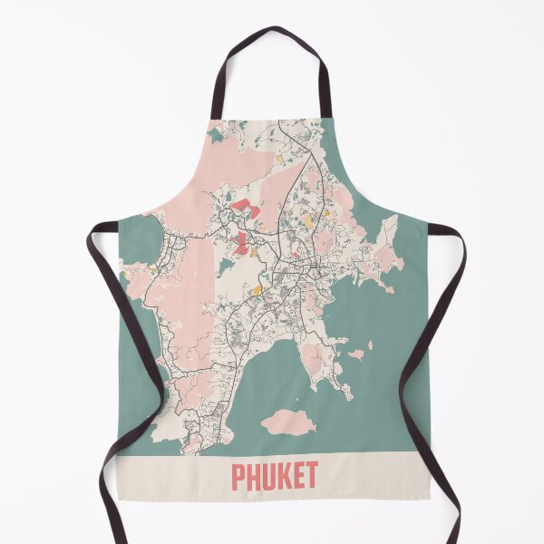 Item preview, Phuket City Map Chalk Retro City Map Poster designed and sold by Peek-Designs.