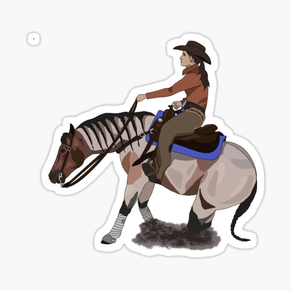 Aperçu de l'œuvre quarter horse de reining créée et vendue par Jesse Mantzke.