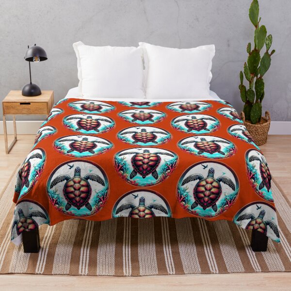 Item preview, REEF SEA TURTLE - #CC3300 designed and sold by Marlon Oseguera.