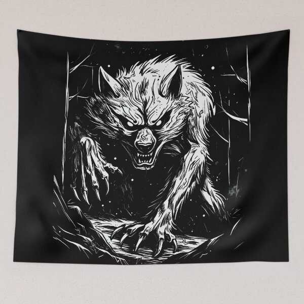 Item preview, Nocturnal Revenge Winter Wolf designed and sold by Spookyashell.