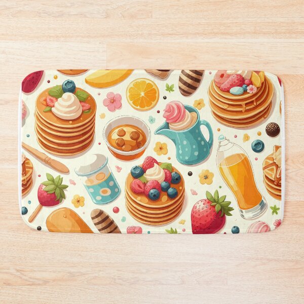 Item preview, Colorful Desserts Fruits and Beverages Pancake Lovers  designed and sold by Stick-Artistry.
