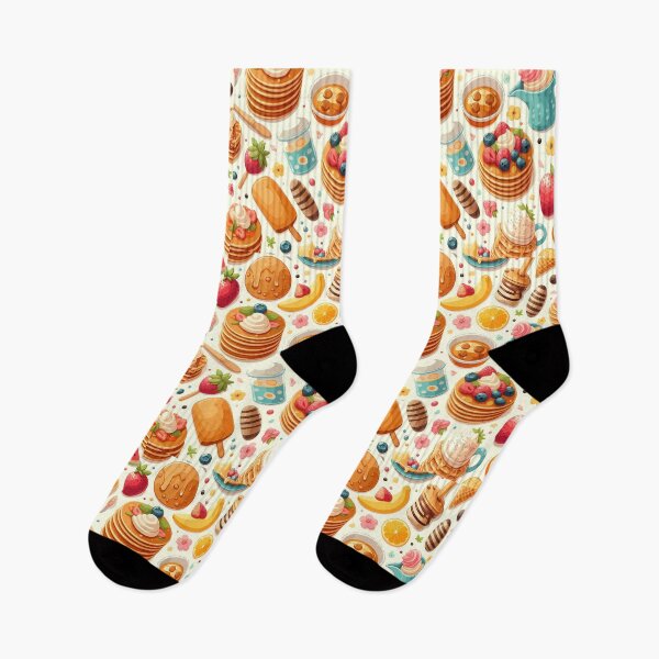 Item preview, Colorful Desserts Fruits and Beverages Pancake Lovers  designed and sold by Stick-Artistry.