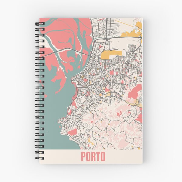 Item preview, Porto City Map Chalk Retro City Map Poster designed and sold by Peek-Designs.