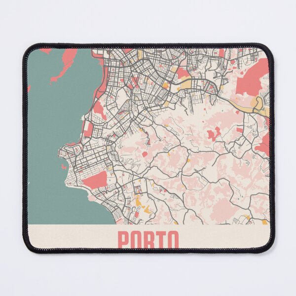 Item preview, Porto City Map Chalk Retro City Map Poster designed and sold by Peek-Designs.