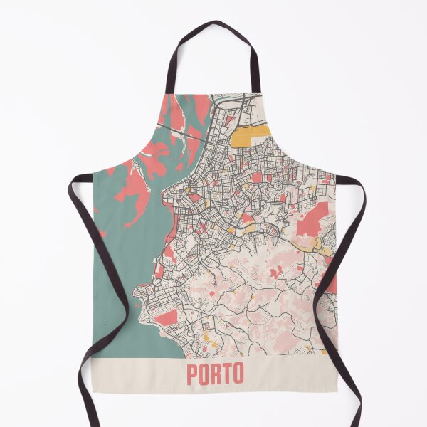 Item preview, Porto City Map Chalk Retro City Map Poster designed and sold by Peek-Designs.
