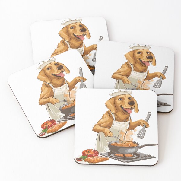 Item preview, golden retriever cooking  designed and sold by GeauxTigs225.