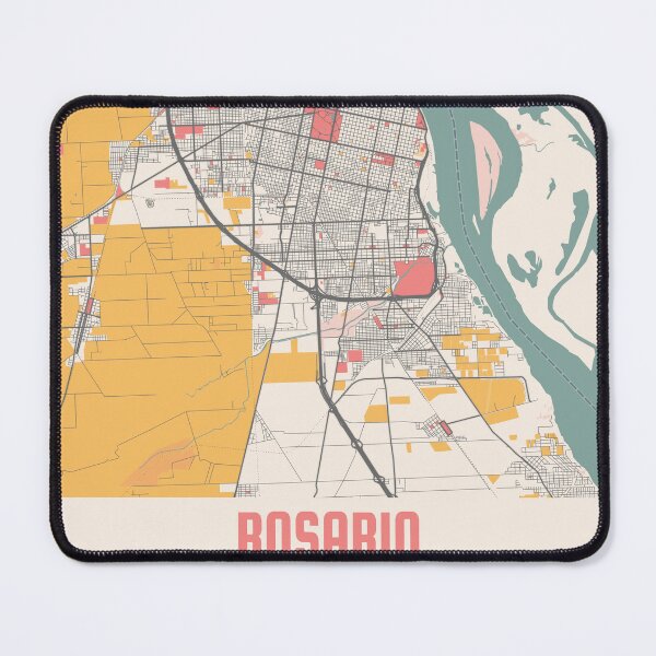 Item preview, Rosario City Map Chalk Retro City Map Poster designed and sold by Peek-Designs.