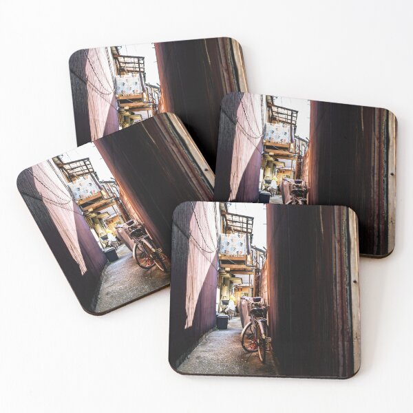 Item preview, Alleyway with Bicycle in Kyoto Japan designed and sold by Renee McShane.