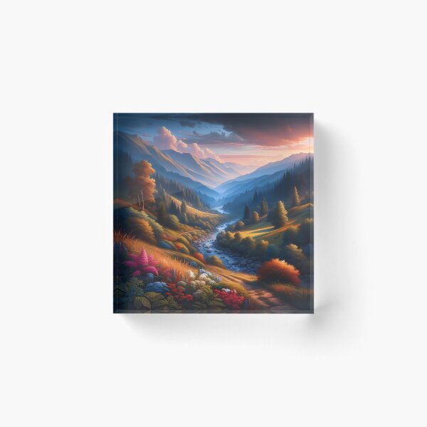 Artikelvorschau, Alpine Dawn: Ein Tal erwacht entworfen und verkauft von Vitalka-uk.