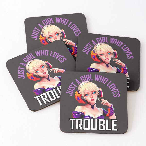 Item preview, Just a Girl Who Loves Trouble 2 designed and sold by Chubuter.