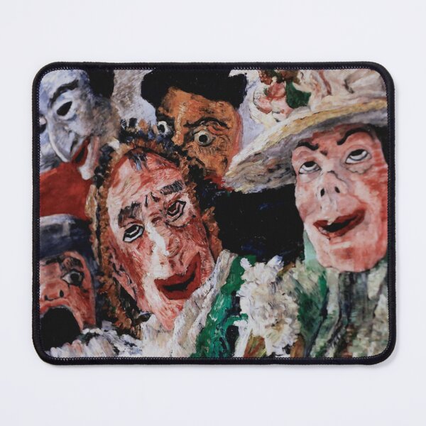 Item preview, James Ensor, 1860-1949 Belgium | Eccentric Elegance, Skeletons in Society, Dreams in Color, Surreal Spectacle  designed and sold by Bob-Studio.