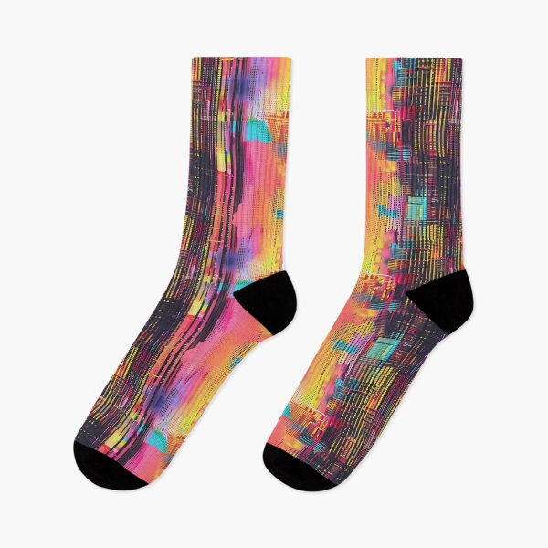 Item preview, Digital Dreamscape: Neon Glitch City designed and sold by Chreggie.