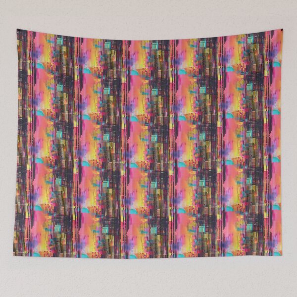 Item preview, Digital Dreamscape: Neon Glitch City designed and sold by Chreggie.
