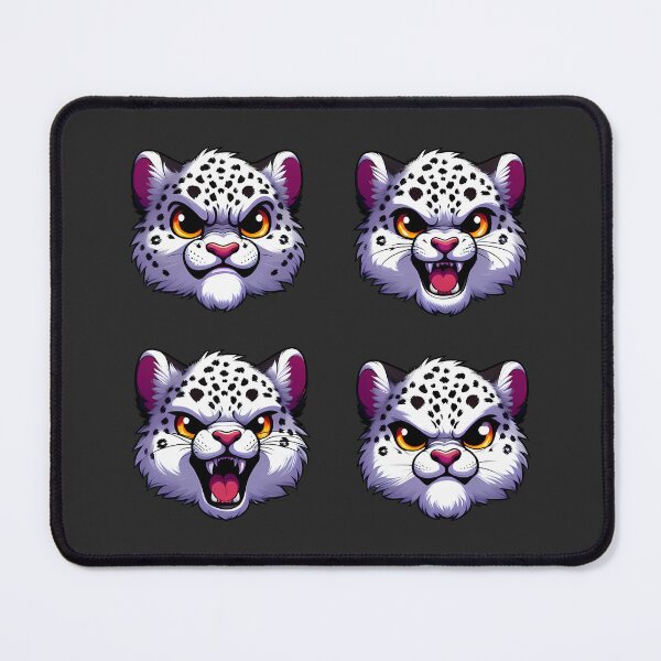 Item preview, Perfect Cute and Angry Snow Leopards designed and sold by Irbisinthebox.