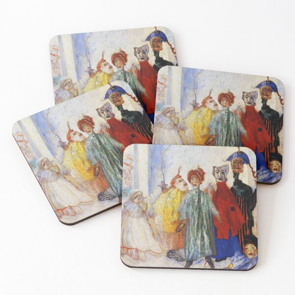 Item preview, James Ensor, 1860-1949 Belgium | Eccentric Elegance, Skeletons in Society, Dreams in Color, Surreal Spectacle  designed and sold by Bob-Studio.