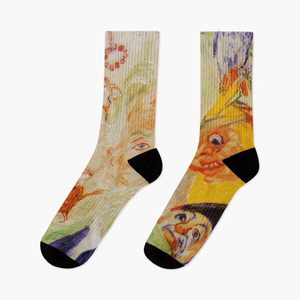 Item preview, James Ensor, 1860-1949 Belgium | Eccentric Elegance, Skeletons in Society, Dreams in Color, Surreal Spectacle  designed and sold by Bob-Studio.