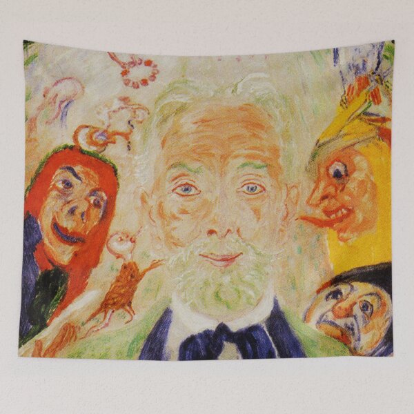 Item preview, James Ensor, 1860-1949 Belgium | Eccentric Elegance, Skeletons in Society, Dreams in Color, Surreal Spectacle  designed and sold by Bob-Studio.