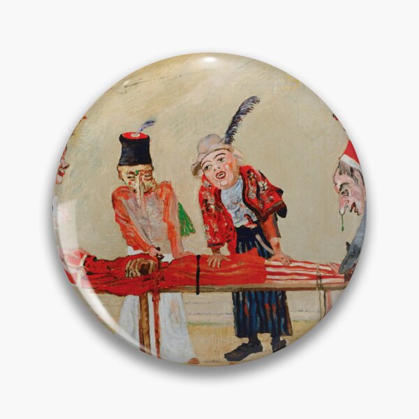 Item preview, James Ensor, 1860-1949 Belgium | Eccentric Elegance, Skeletons in Society, Dreams in Color, Surreal Spectacle  designed and sold by Bob-Studio.