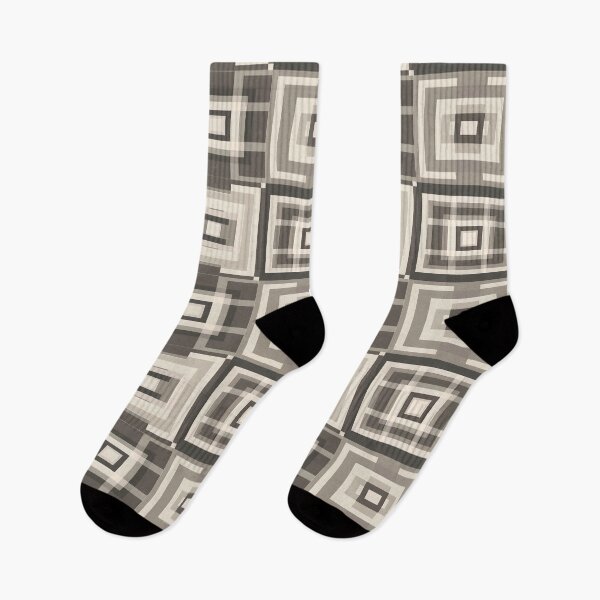 Item preview, Grey Square Pattern designed and sold by ArtbyAiGallery.