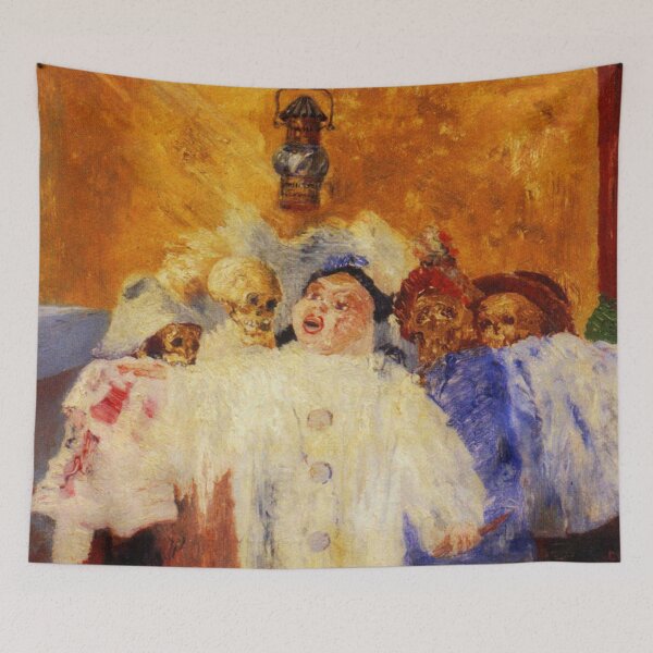 Item preview, James Ensor, 1860-1949 Belgium | Eccentric Elegance, Skeletons in Society, Dreams in Color, Surreal Spectacle  designed and sold by Bob-Studio.