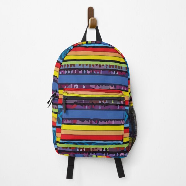 Item preview, Blue yellow mexican poncho embroidered blanket maximalist folk art textile designed and sold by T-Mex.