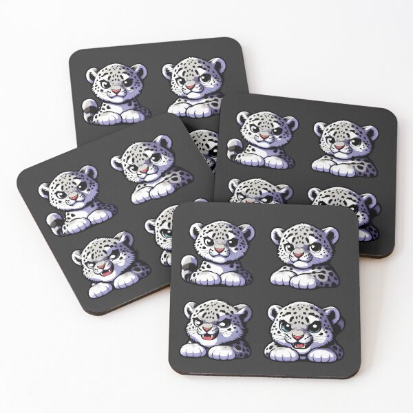 Item preview, Perfect Cute and Angry Snow Leopards designed and sold by Irbisinthebox.