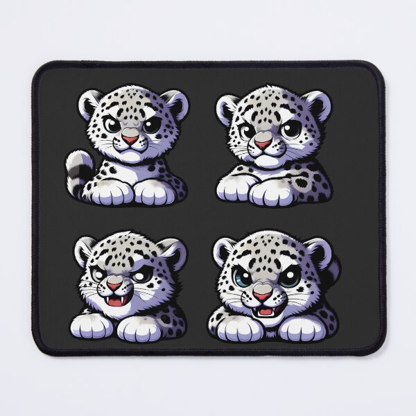 Item preview, Perfect Cute and Angry Snow Leopards designed and sold by Irbisinthebox.