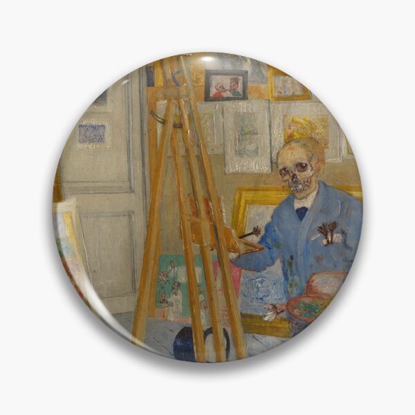 Item preview, James Ensor, 1860-1949 Belgium | Eccentric Elegance, Skeletons in Society, Dreams in Color, Surreal Spectacle  designed and sold by Bob-Studio.