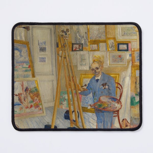 Item preview, James Ensor, 1860-1949 Belgium | Eccentric Elegance, Skeletons in Society, Dreams in Color, Surreal Spectacle  designed and sold by Bob-Studio.