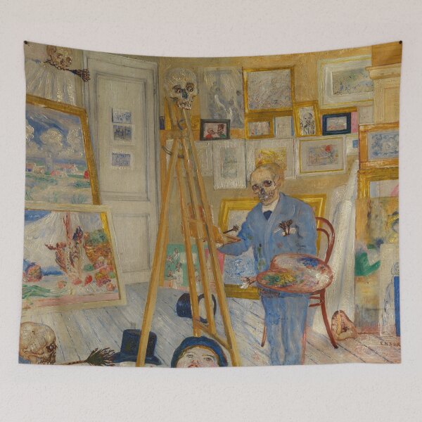 Item preview, James Ensor, 1860-1949 Belgium | Eccentric Elegance, Skeletons in Society, Dreams in Color, Surreal Spectacle  designed and sold by Bob-Studio.