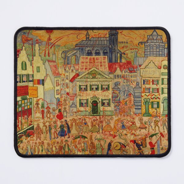 Item preview, James Ensor, 1860-1949 Belgium | Eccentric Elegance, Skeletons in Society, Dreams in Color, Surreal Spectacle  designed and sold by Bob-Studio.