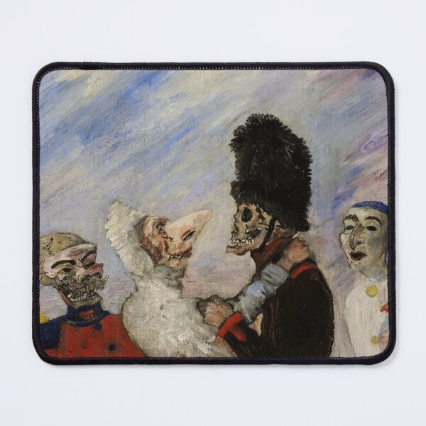 Item preview, James Ensor, 1860-1949 Belgium | Eccentric Elegance, Skeletons in Society, Dreams in Color, Surreal Spectacle  designed and sold by Bob-Studio.