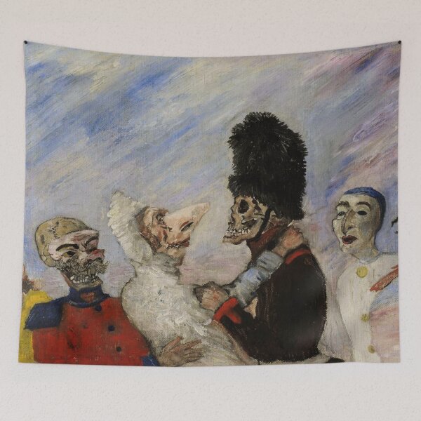 Item preview, James Ensor, 1860-1949 Belgium | Eccentric Elegance, Skeletons in Society, Dreams in Color, Surreal Spectacle  designed and sold by Bob-Studio.