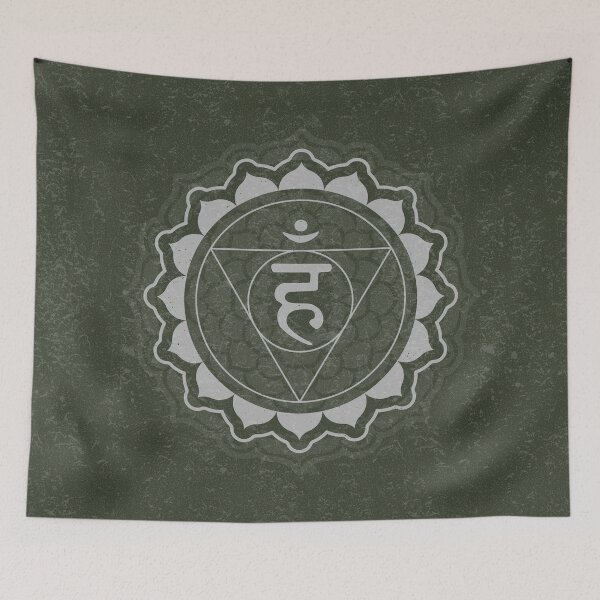 Item preview, Throat Chakra Mandala - Pine + Fog designed and sold by Irene Estelle.