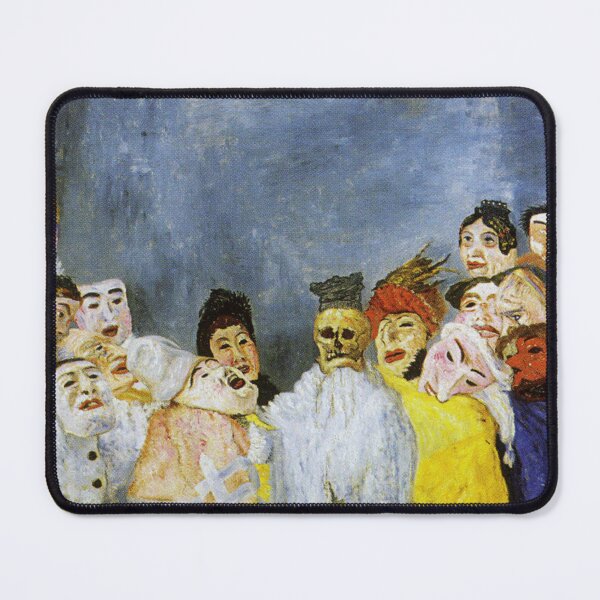 Item preview, James Ensor, 1860-1949 Belgium | Eccentric Elegance, Skeletons in Society, Dreams in Color, Surreal Spectacle  designed and sold by Bob-Studio.