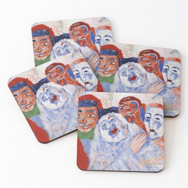 Item preview, James Ensor, 1860-1949 Belgium | Eccentric Elegance, Skeletons in Society, Dreams in Color, Surreal Spectacle  designed and sold by Bob-Studio.
