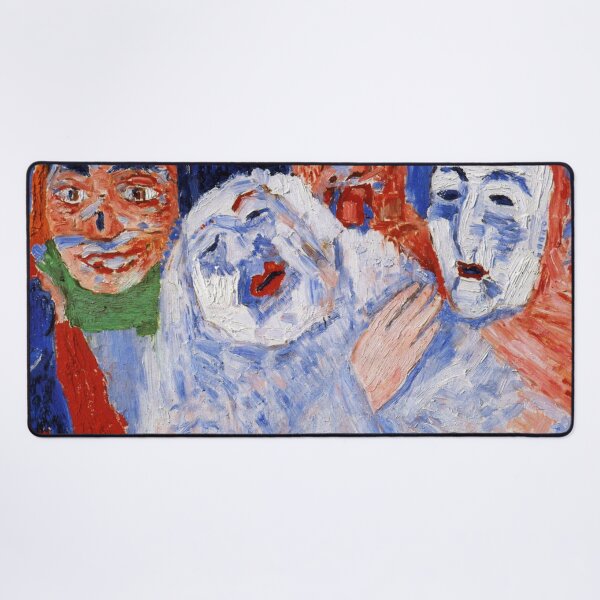 Item preview, James Ensor, 1860-1949 Belgium | Eccentric Elegance, Skeletons in Society, Dreams in Color, Surreal Spectacle  designed and sold by Bob-Studio.