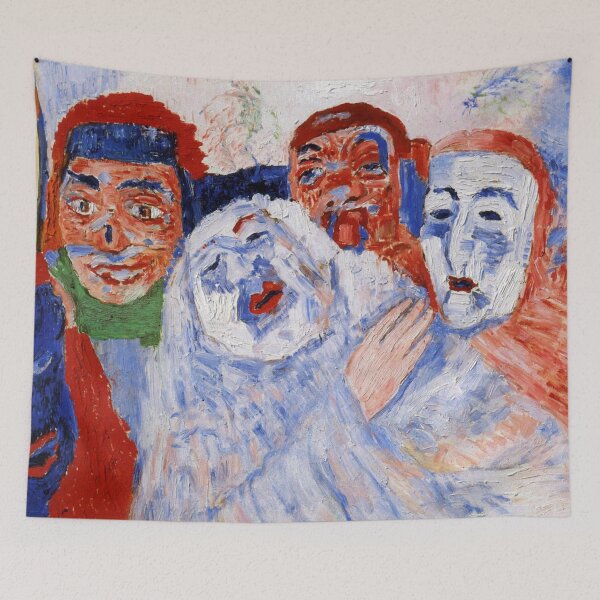 Item preview, James Ensor, 1860-1949 Belgium | Eccentric Elegance, Skeletons in Society, Dreams in Color, Surreal Spectacle  designed and sold by Bob-Studio.