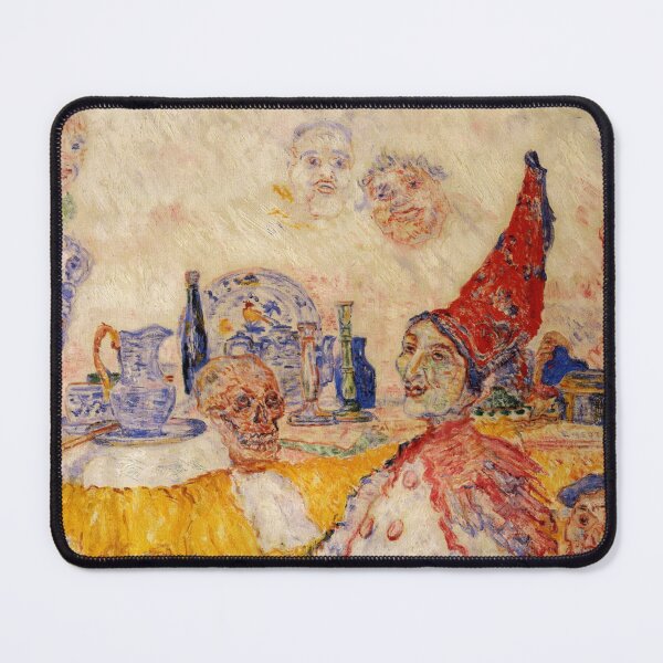 Item preview, James Ensor, 1860-1949 Belgium | Eccentric Elegance, Skeletons in Society, Dreams in Color, Surreal Spectacle  designed and sold by Bob-Studio.