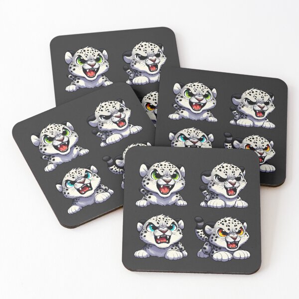 Item preview, Perfect Cute and Angry Snow Leopards designed and sold by Irbisinthebox.