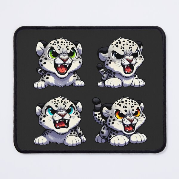 Item preview, Perfect Cute and Angry Snow Leopards designed and sold by Irbisinthebox.