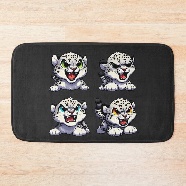 Item preview, Perfect Cute and Angry Snow Leopards designed and sold by Irbisinthebox.