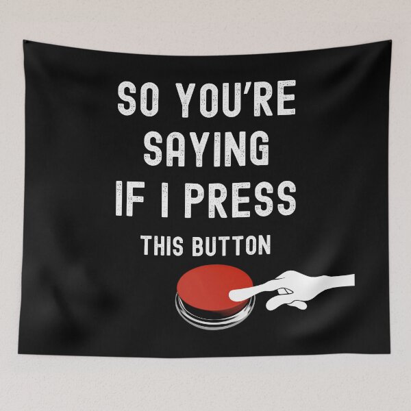 Item preview, Alien Press This Button Humor designed and sold by JoeZigns81.