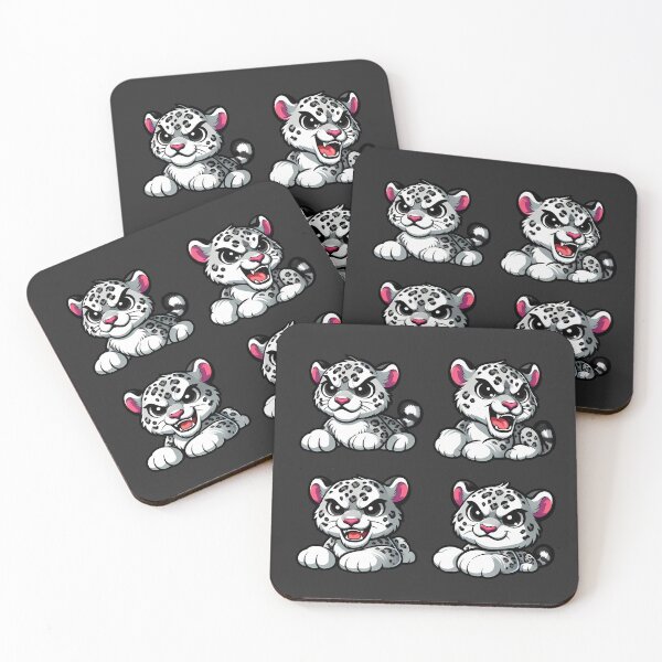 Item preview, Perfect Cute and Angry Snow Leopards designed and sold by Irbisinthebox.