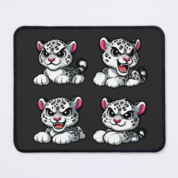 Item preview, Perfect Cute and Angry Snow Leopards designed and sold by Irbisinthebox.