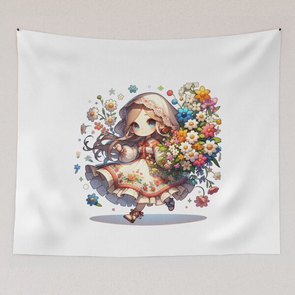 Item preview, Spring Flower Dancing Maiden designed and sold by DeenaSuzanne.